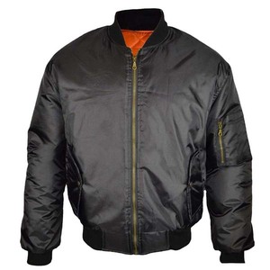 Blouson bombardier d'hiver en nylon unisexe personnalisé pour hommes sensation de duvet rembourré imperméable blouson bombardier à col chaud pour hommes - Product Image 1