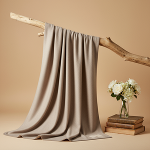 100% Cashmere Blanket 150x200cm Natural shade - Product Image 1
