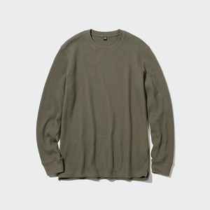 2024 T-shirt décontracté à manches longues pour hommes Pur coton 270G T-shirt imprimé à col rond lourd - Product Image 3