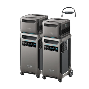 ส่วนลดจากโรงงาน SOLIX F3800 Plus ชุด 2 ชิ้น พร้อมด้วยดับเบิ้ลพาวเวอร์ฮับ และแบตเตอรี่เสริม 2 ก้อน อินเวอร์เตอร์ Pure Sine Wave พร้อมคอนโทรลเลอร์ MPPT - Product Image 1