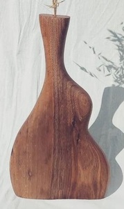 Maceta de madera rústica hecha a mano con acabado Natural pulido para plantas de interior Jardín al aire libre Balcón Maceta decorativa - Product Image 4