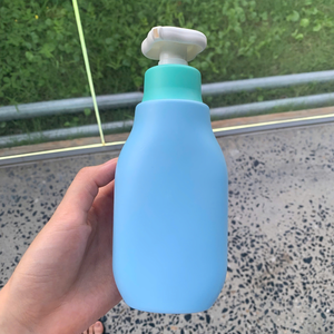 Bouteille en plastique HDPE moussante de 300ml Distributeur de bouteilles à pompe ronde pour shampooing Nettoyant pour le visage Conteneur d'emballage cosmétique Vietnam - Product Image 3