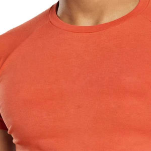 Vêtements de gym personnalisés pour hommes, t-shirts de fitness à séchage rapide pour hommes, hauts de sport de compression, t-shirts à manches raglan pour hommes - Product Image 5