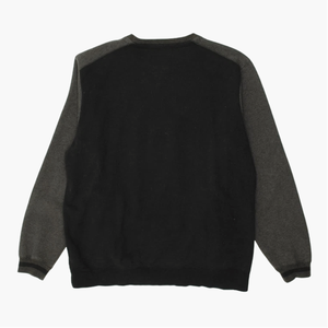 Men's Sweatshirt <b>Jumper</b> Dual Tone Colourblock Cotton Blended Casual Oversized Basics Sweatshirt - Product Image 2