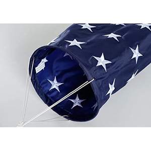 Guirnalda de banderas de EE. UU. con estrellas bordadas para el 4 de julio, guirnalda de banderas de EE. UU. con rayas colgantes para exteriores - Product Image 5