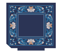 Tapis d'ascenseur en laine et soie tissé à la main de qualité gouvernementale pour hôtel cinq étoiles Villa Casino
