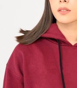 Chándal de invierno de talla grande para mujer transpirable 100% algodón poliéster ligero pantalones de chándal con capucha frontal último diseño impreso - Product Image 1