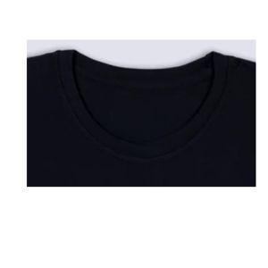 เสื้อยืดลำลองผู้ชายไซส์ใหญ่ คุณภาพสูง ปรับแต่งโลโก้ได้ สีดำ 220gsm ผ้าฝ้ายออร์แกนิค 100% ระบายอากาศได้ดี - Product Image 6