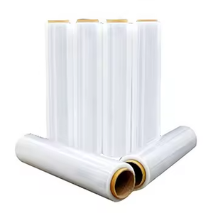 Di alta qualità LLDPE Stretch Wrapping pellicola rotolo di copertura Pallet trasparente con resistenza allo strappo a prova di umidità logistica durezza morbida - Product Image 3