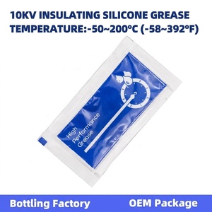 บรรจุภัณฑ์ขนาดเล็ก 1G แรงดันสูง -50~200 ° จาระบีซิลิโคนฉนวนไฟฟ้า 10KV สำหรับชิ้นส่วนไฟฟ้า สายเคเบิลแรงสูง ยี่ห้อ C OEM แพ็คเกจ 10KV - Product Image 1