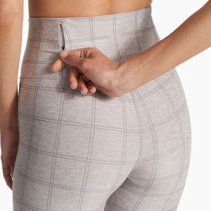 <b>High</b> Back Side Zip Pocket Scrunch Butt Women Legging Gym Fitness Workout Activewear Yoga Sportswear Seamless <b>Knee</b>-Length Quick - Product Image 3