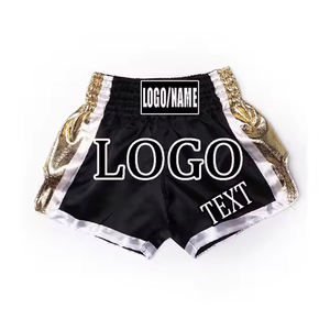Pantalones Cortos de MMA Casuales de Algodón 100% con Diseño Personalizado, Técnica de Sublimación Lavada, para Entrenamiento de Lucha y Boxeo, OEM, Secado Rápido - Product Image 1