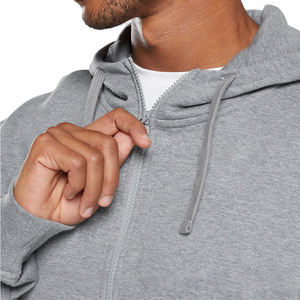 ซิปมีฮู้ดปรับแต่งได้, ทรงโอเวอร์ไซส์, ผ้าฝ้าย100%, สไตล์ซักกรดสำหรับผู้ชาย, กระเป๋าจิงโจ้และดีไซน์เฮฟวี่เวท - Product Image 4