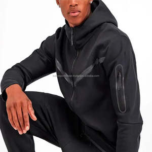 Service OEM, survêtement de sport pour homme en coton 100% solide, décontracté, grande taille, respirant, léger, avec cordon de serrage - Product Image 3