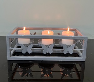 Soporte de Pilar de Metal de hierro de cuatro cabezas Vintage soporte de vela de mesa hecho a mano de lujo para Bodas de Navidad hogar jardín decorativo - Product Image 4