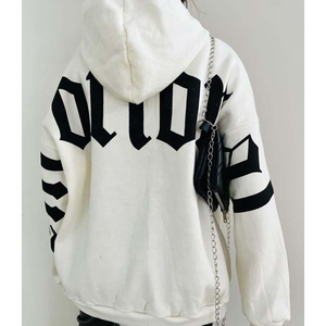Premium Quality Baggy Winter Solid Long-Sleeve Stylish Hooded Pullover Front Pocket Knitted 100% Cotton New Fashionable <b>Tops</b> - Product Image 3