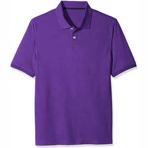 Camisetas Polo para Hombre, Camiseta Informal Transpirable, Ropa Deportiva de Moda, Manga Corta, Algodón, Talla Grande, Color Morado - Product Image 3