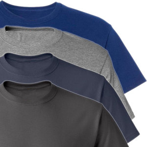 Camiseta lisa en blanco de alta calidad, ropa de hombre, camiseta completa, camisas para hombre, camiseta de manga corta para hombre - Product Image 2
