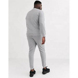 Trajes de dos piezas con bordado de logotipo personalizado de alta calidad, chándal liso de Color sólido con capucha, conjuntos de chándal para hombre - Product Image 6