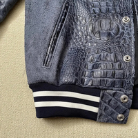 Veste en cuir texturé de haute qualité pour hommes, vêtements d'extérieur en faux cuir PU à la mode dernier cri, manteau tendance de style de rue élégant