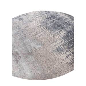 Alfombra Kavi Gris y Negra, Tejida a Mano con Lana, Bambú y Seda, Diseño de Teoría del Caos, Abstracta, Afelpada, para el Hogar, Pasillo, Modelo Rectangular Esk-9014 - Product Image 2