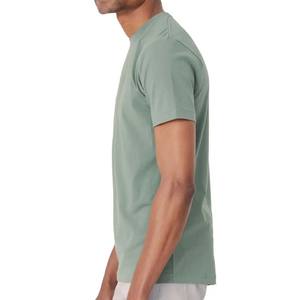 เสื้อยืดคอกลมแขนสั้นทรงปกติสำหรับผู้ชายผ้าฝ้ายสีขาว - Product Image 6