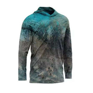 Chemises de pêche sublimées, séchage rapide, respirantes, protection UV, vêtements de pêche en plein air, maillot de performance, design imprimé de haute qualité - Product Image 4