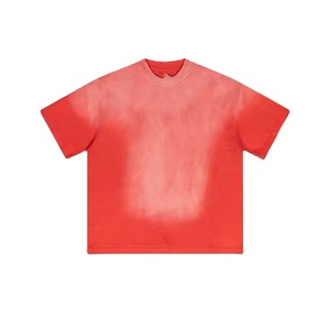 เสื้อสไตล์วินเทจใส่ได้ทั้งชายและหญิงแบบธรรมดาสีชมพูใส่ได้พอดีตัว150gsm ผ้าโพลีเอสเตอร์/ ผ้าฝ้ายฮิปฮอปอย่างรวดเร็ว - Product Image 2