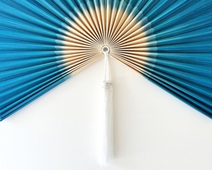 Ventilador colgante de pared de bambú grande bohemio Natural 100%, ventilador plegable de bambú decorativo, decoración de pared, hogar, Hotel, Resort, fabricante de Vietnam - Product Image 2