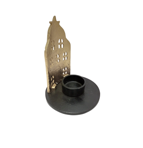 Premium Gold Metal Embossed Tea Light Holder <b>Christmas</b> Table <b>Centerpiece</b> Wholesale Cheap Price - Product Image 1