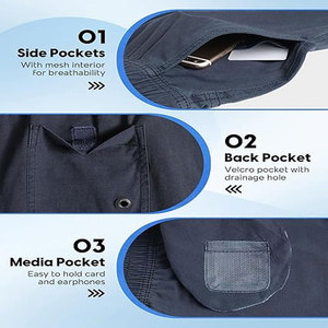 Wholesale Men's <b>Board</b> Shorts 100% Cotton Canvas Casual Mid Waist Breathable for <b>Running</b> Gym Training Basketball Fitness - Product Image 4