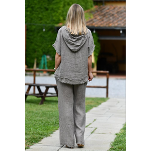 <span class=keywords><strong>Pantaloni</strong></span> in <span class=keywords><strong>lino</strong></span> da <span class=keywords><strong>donna</strong></span> di alta qualità - Product Image 2