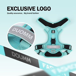 Harnais pour animaux <span class=keywords><strong>de</strong></span> compagnie personnalisé, en nylon doux, POSITIONNEUR, anti-perte, gilet <span class=keywords><strong>de</strong></span> sécurité pour chien, réfléchissant, anti-traction, harnais tactique pour chien avec housse pour AirTag - Product Image 5