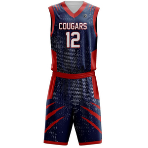 Ensembles d'uniformes d'été respirants de vêtements de basket-ball unisexes fabriqués en usine avec les dernières techniques imprimées de style prix raisonnables - Product Image 2