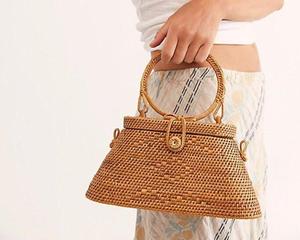 Wholesales Top Choise Water Hyacinth Bag Handbag, Classy Handbag Hand Woven Bag, Eco Friendly Bag Tote Bag Medium Size Bag - Product Image 1