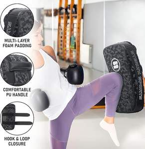 Premium Quality Curved Arm <b>Pad</b> for <b>Thai</b> Kickboxing <b>Muay</b> <b>Thai</b> MMA Training Focus Punch Mitts for Fitness Protection Boxing Target - Product Image 5