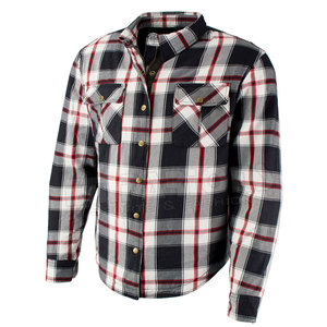 เสื้อสักหลาดลายตารางสีแดงและสีดำ,เสื้อสำหรับนักขี่จักรยาน - Product Image 6