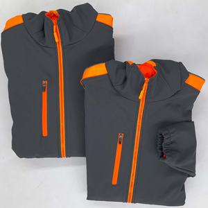 Veste Softshell pour femmes personnalisée de haute qualité 94% polyester 6% Spandex veste d'hiver en tissu chaud à trois couches pour femmes - Product Image 3