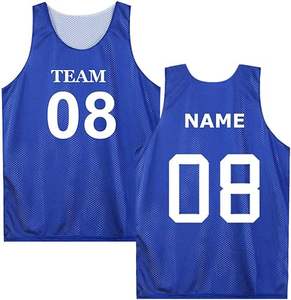 Gilet de basket-ball vintage: maillots à séchage rapide en maille brodée-Design personnalisé en gros - Product Image 2