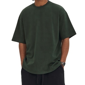 เสื้อยืดคอกลมสำหรับผู้ชายผ้าคอตตอน100% โอเวอร์ไซส์ออกแบบได้ตามต้องการโลโก้สีที่เป็นมิตรต่อสิ่งแวดล้อมระบายอากาศได้ดีมีคุณภาพสูง - Product Image 2