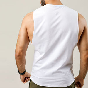 Débardeurs personnalisés de grande taille, confortables et sans manches, tissu tricoté de qualité supérieure, respirant, vêtements de sport doux d'usine, vente en gros - Product Image 3