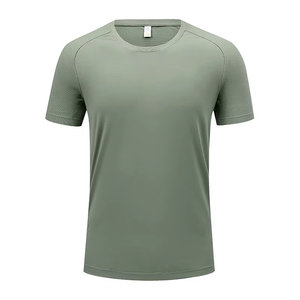 T-shirt in tessuto traspirante ad asciugatura rapida di alta qualità, anti-piega, anti-restringimento, ricamata, stampata, lavata, casual, per acquisti all'ingrosso - Product Image 4