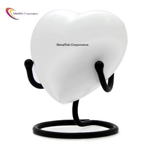 Urna de cremación de cenizas conmemorativas de mesa pequeña, Mini recuerdo de corazón para decoración funeraria, recuerdo de cenizas, urnas de Metal, precio al por mayor - Product Image 1