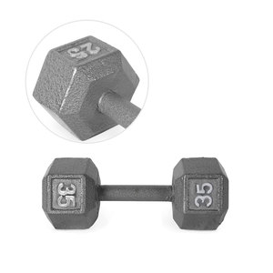Mancuernas de Hierro Fundido de 35 Lb con Característica Antideslizante Funcionales para Entrenamiento de Brazos en Gimnasia - Product Image 5
