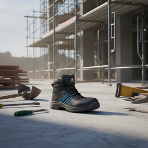 Bottes de sécurité en cuir Andy S3 SRC EN20345 haute sécurité taille 44 noir/bleu LEMAITRE Fitness - Product Image 3