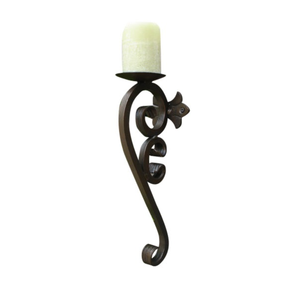 Portavelas de metal Pilar Montado en la pared Artículo de decoración Portavelas Diseño clásico Precio asequible - Product Image 1