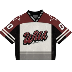 2025 venta al por mayor fabricante personalizado Boxy malla cuello redondo Jersey Streetwear Oversized Mesh Football Jersey camiseta hombres malla fútbol - Product Image 4