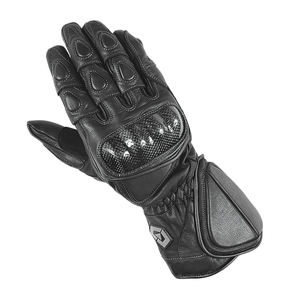 Gants de moto - Gants en cuir de vachette de qualité supérieure pour hommes et femmes, écran tactile - Glissières pour la paume - Product Image 1