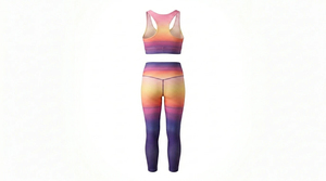 Conjunto de Yoga para Mujer, MOQ Bajo de 30 Conjuntos, Sólido, de Alta Calidad, Transpirable, Cintura Elástica, 2 Piezas, Sin Mangas, Tallas Grandes, Ropa Deportiva - Product Image 4