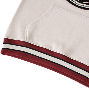 Sudadera de Cuello Redondo de Felpa Neutral Omega de Alta Calidad, con Logotipo Personalizado Bordado, Puños Acanalados, Bolsillo Canguro, 350g, Unisex - Product Image 3